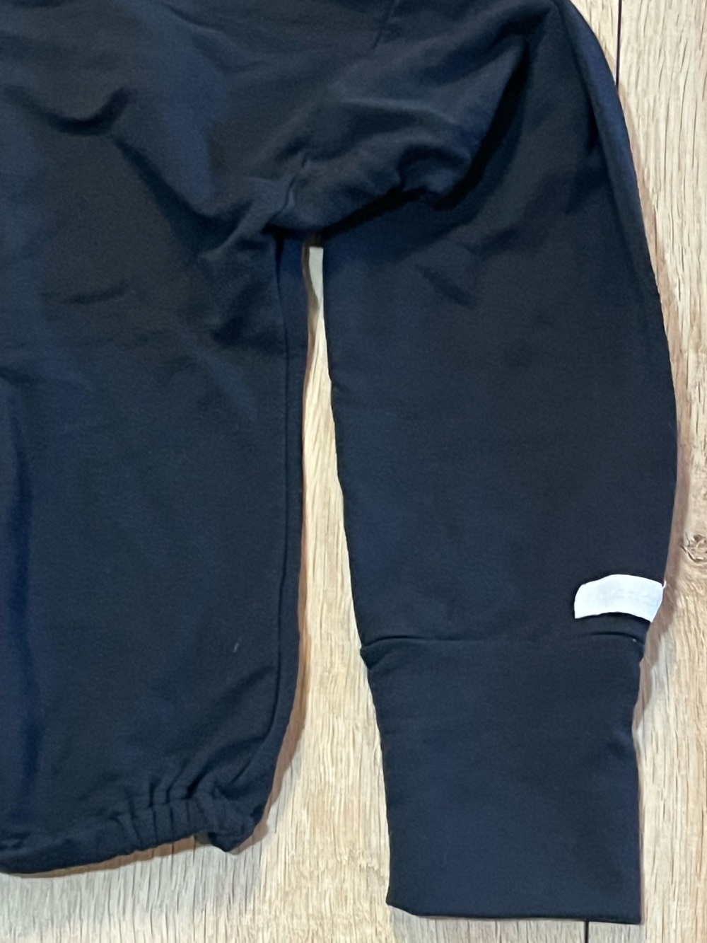 Fabletics Black Cropped Drawstring Boatneck Top - Picture 11 of 11